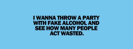 Fake Alcohol Facebook Covers
