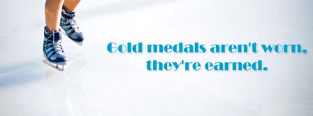 Figure Skating Gold Medals Facebook Covers