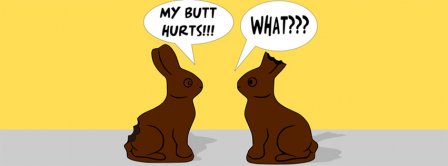 Funny Easter Bunny Facebook Covers