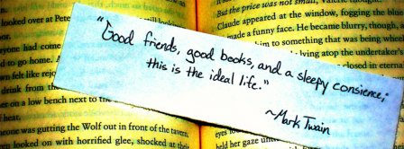 Good Friends Good Books Facebook Covers