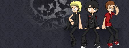 Green Day Cartoon Facebook Covers