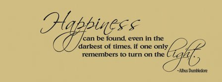 Happiness Can Be Found Facebook Covers