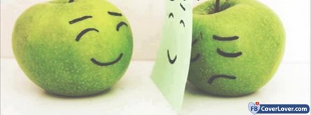 Happy And Sad Apple Facebook Covers