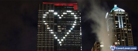 Heart Light Building  Facebook Covers