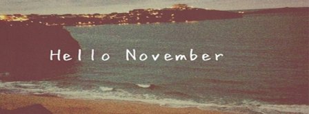 Hello November Sea Facebook Covers