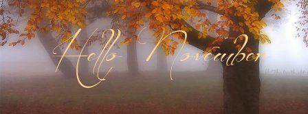 Hello November Woods Facebook Covers