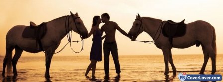 Horses And Lovers Facebook Covers