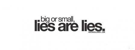 Lies Are Lies Facebook Covers