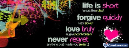 Life Forgive Love Never Facebook Covers