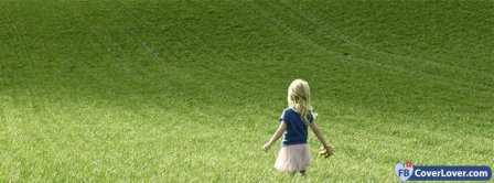 Little Girl In Nature Facebook Covers