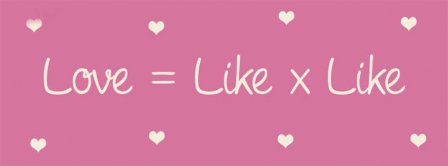 Love Equals Like Facebook Covers