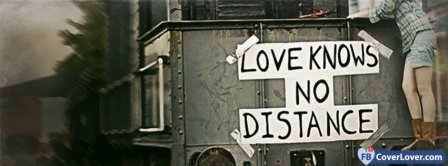Love Knows No Distance Facebook Covers