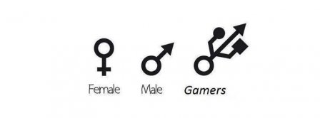 Male Female Gamers Facebook Covers