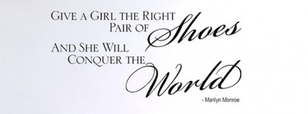 Right Pair Of Shoes Marilyn Monroe Facebook Covers