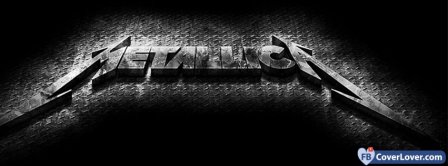 Metallica Black Metal Logo Facebook Covers