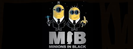 Minions In Black Facebook Covers