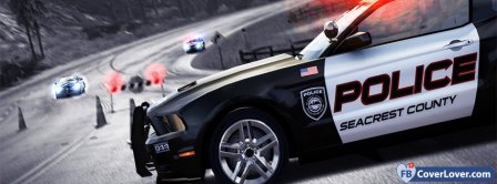 Need For Speed Hot Pursuit Police Car  Facebook Covers