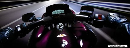 Night Speed With Bike Facebook Covers