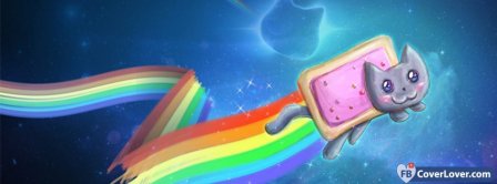 Nyan Cat 2  Facebook Covers