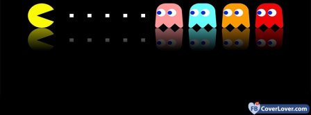 Pacman Eating  Facebook Covers