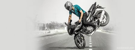 Pulsar Stoppie Facebook Covers