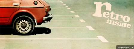 Retro Inside Car Park Facebook Covers