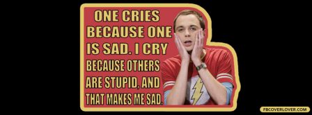 Sheldon Cooper Quote Facebook Covers