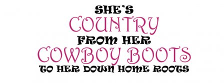 She Is Country Facebook Covers