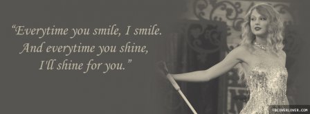 Shine For You Taylor Swift Facebook Covers