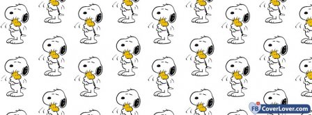 Snoopy Peanut Pattern 1 Facebook Covers