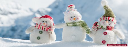 Snowman Friends Facebook Covers