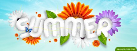 Summer Flowers Facebook Covers