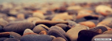 Summer Time Beach Stones Facebook Covers