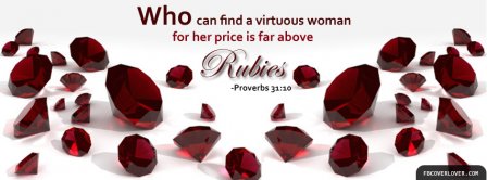 Proverbs 31:10 Facebook Covers