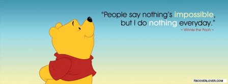 Winnie The Pooth Mind Facebook Covers